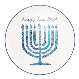 Godinger Round Hanukkah Platter